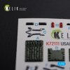 KELIK K72111 F-15E interior 3D decals for Academy kit 1/72